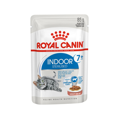 Royal Canin Sterilised Indoor 7+ in Gravy - 12 x 85 gram - natvoer katten