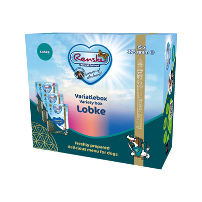 Renske Variatiebox Lobke - 15 x 375 gram - natvoer honden