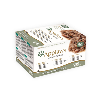 Applaws Cat - Multipack Fish Selection Pots - 8 x 60 g - natvoer katten