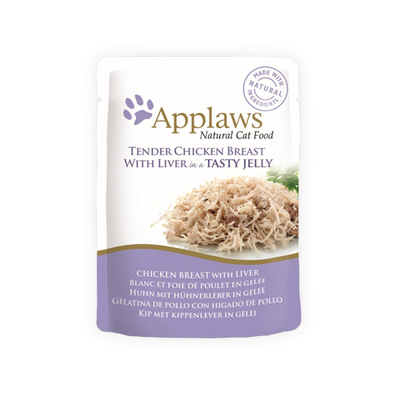 Applaws Cat - Chicken Breast & Liver in Jelly - 16 x 70 g - natvoer katten
