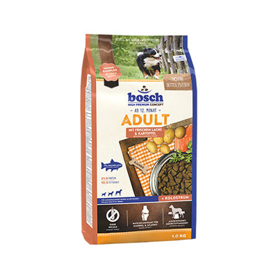 Bosch Adult Hondenvoer- Zalm & Aardappel - 1 kg - hondenbrokken