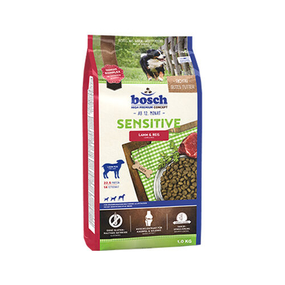 Bosch Sensitive Hondenvoer - Lam & Rijst - 3 kg - hondenbrokken