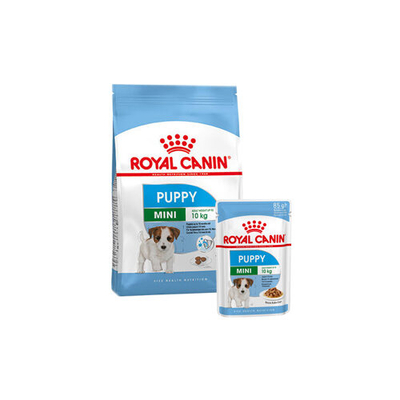 Royal Canin Mini Puppy Combi Bundel - 4 kg + 12 x 85 g - hondenbrokken