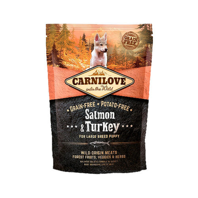 Carnilove - Salmon & Turkey puppies LB - 1,5 kg - hondenbrokken