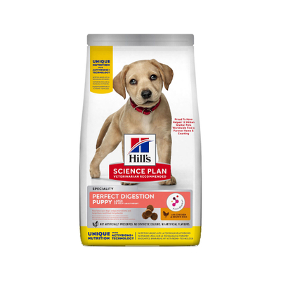 Hill's Science Plan Puppy Perfect Digestion Large Hondenvoer - 14,5 kg - hondenbrokken