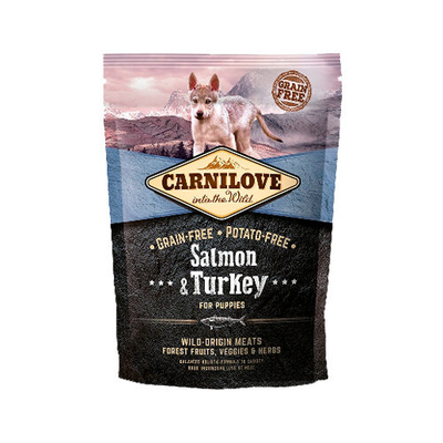 Carnilove - Salmon & Turkey puppies - 1,5 kg - hondenbrokken