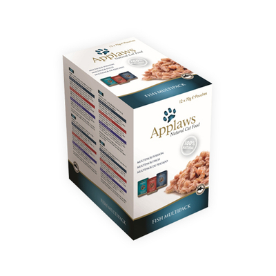 Applaws Cat - Fish in Broth Multipack - 12 x 70 g - natvoer katten