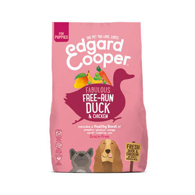 Edgard & Cooper Puppy - Eend & Kip - 2,5 kg - hondenbrokken