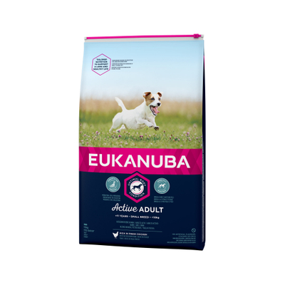 Eukanuba Dog - Active Adult - Small Breed - 3 kg - hondenbrokken