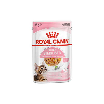 Royal Canin Kitten Sterilised in Jelly - Maaltijdzakje - 12 x 85 g - natvoer katten