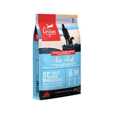 Orijen Six Fish Dog Whole Prey - 2 x 11,4 kg - hondenbrokken