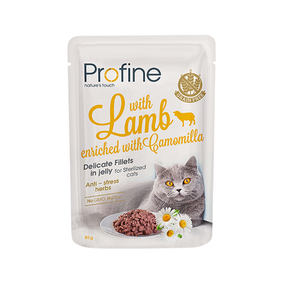 Profine Sterilised Filets in Jelly - Lam - 24 x 85 g - natvoer katten