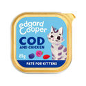 Edgard & Cooper Kitten - MSC-Kabeljauw en Kip - Paté - 16 x 85 g - natvoer katten