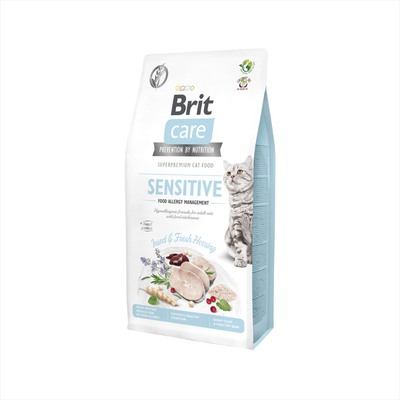 Brit Care Sensitive Food Allergy Management Haring&Insecten - Kattenvoer - 7 kg