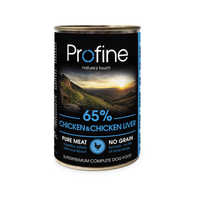 Profine Pure Meat - Hondenvoer - Kip - 6 x 400 gr - natvoer honden