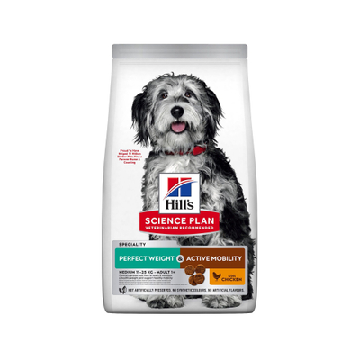 Hill's Science Plan - Perfect Weight & Active Mobility - Medium - 2,5 kg - hondenbrokken