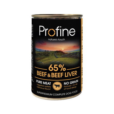 Profine Pure Meat - Hondenvoer - Rund - 6 x 400 gr - natvoer honden