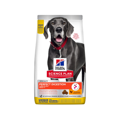 Hill's Science Plan Adult Perfect Digestion Large Breed Hondenvoer - 14 kg - hondenbrokken