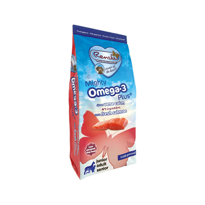 Renske Mighty Omega 3 Plus Cold Pressed - Verse Zalm - 3 kg - hondenbrokken