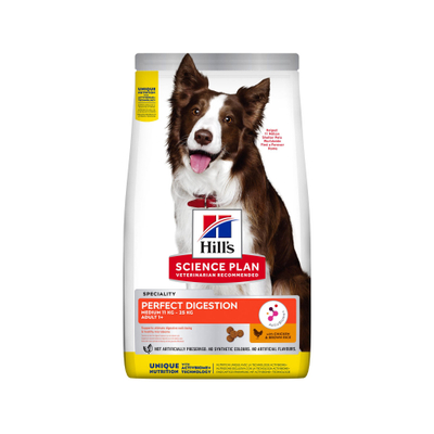 Hill's Science Plan Adult Perfect Digestion Medium Hondenvoer - 14 kg - hondenbrokken