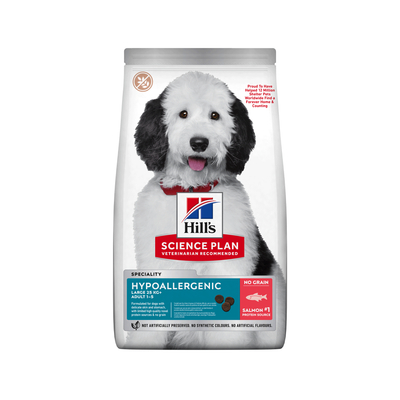 Hill's Science Plan Hypoallergenic Large Hondenvoer Zalm - 14 kg - hondenbrokken