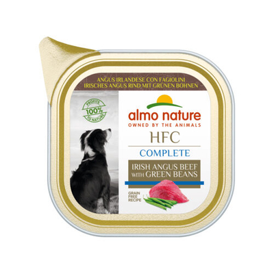Almo Nature - HFC Hondenvoer - Angus Rundvlees & Bonen - 17 x 85g - natvoer honden