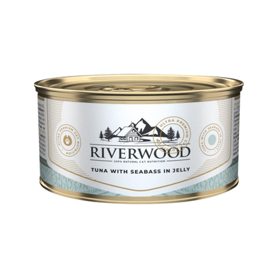 Riverwood Caviar for Cats - Tuna with Seabass in Jelly - 24 x 85 gram - natvoer katten