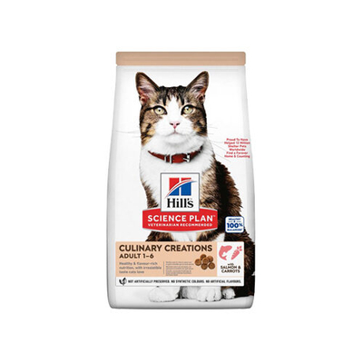 Hill's Science Plan - Feline Culinary Creations - Zalm & Wortel - 10 kg - kattenbrokken