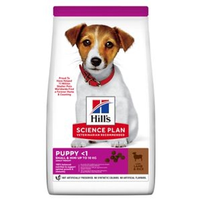 Hill's Science Plan Puppy Small & Mini hondenvoer met lam & rijst 6kg - hondenbrokken