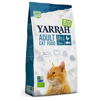 Yarrah - Bio Droogvoer Kat - Vis - Kattenvoer - 10 kg