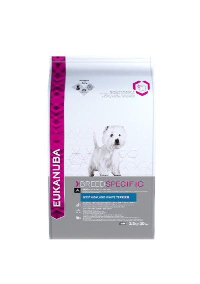 Eukanuba Breed Specific - Adult West Highland White Terrier - 2,5kg - hondenbrokken