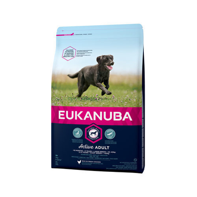 Eukanuba Dog - Active Adult - Large Breed - 2 x 12 kg - hondenbrokken