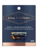 Gillette King C. Gillette scheermesjes - 6 stuks