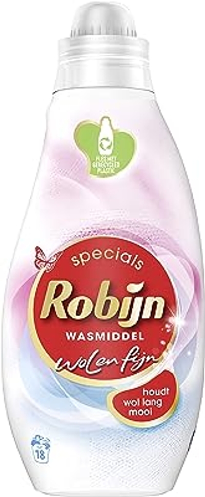 Robijn Wol & Fijn Wol & Fijn & Vloeibaar wasmiddel  - 18 wasbeurten