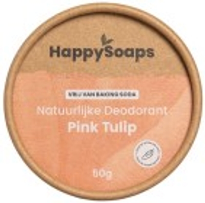 HappySoaps Natuurlijke Deodorant Pink Tulip 50 ml