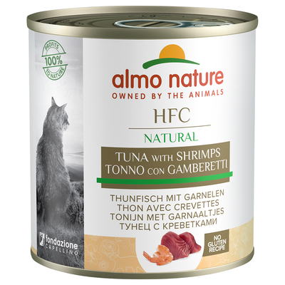 6x280g Tonijn/Garnalen HFC Almo Nature Kattenvoer - natvoer katten