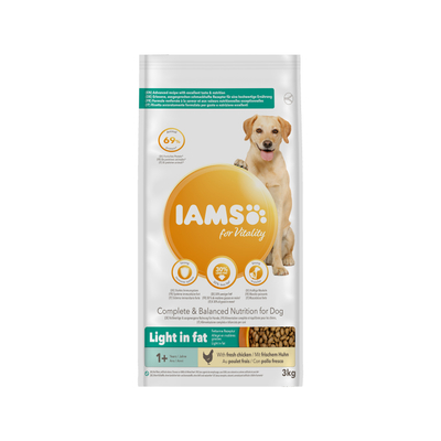 IAMS Dog Light in Fat - 12 kg - hondenbrokken