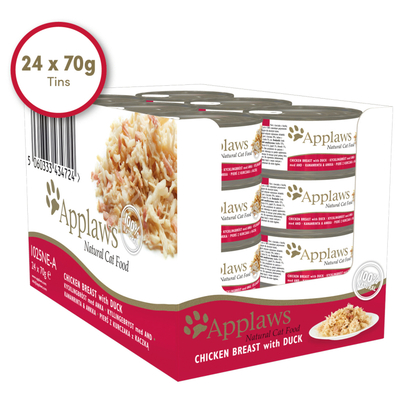Applaws cat blik adult chicken / duck kattenvoer 70 gr natvoer katten