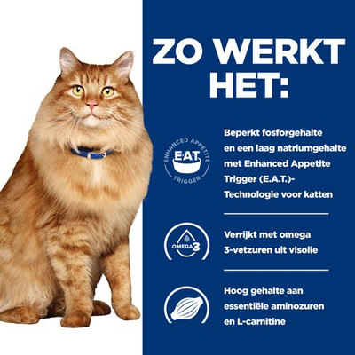 Hill's Prescription Diet K/D + Mobility - Kidney + Joint Care Zak Kip - Kattenvoer - 1.5 kg - kattenbrokken
