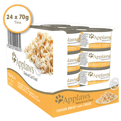 Applaws Cat Blik Chicken Breast & Cheese - Kattenvoer - 70 g - natvoer katten