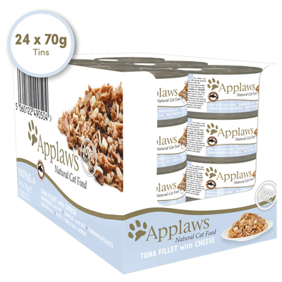 Applaws Cat Blik Tuna Fillet & Cheese - Kattenvoer - 70 g - natvoer katten