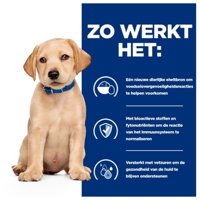 Hill's Prescription Diet Diet Derm Complete Puppy - Hondenvoer - 4 kg - hondenbrokken