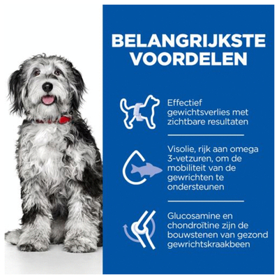 Hill's Canine Adult Perfect Weight & Active Mobility Medium Kip - Hondenvoer - 2.5 kg - hondenbrokken