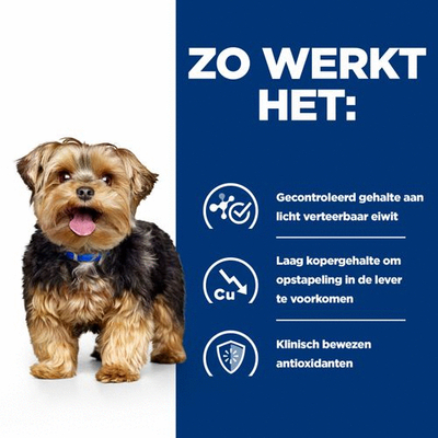 Hill's Prescription Diet L/D Liver Care Zak - Hondenvoer - 4 kg - hondenbrokken