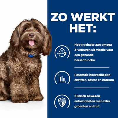 Hill's Prescription Diet B/D Ageing And Alertness Care Zak - Hondenvoer - Kip 3 kg - hondenbrokken