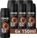 AXE Deodorant Bodyspray Dark Temptation - 6 x 150ml