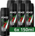 AXE Deodorant Bodyspray Africa - 6 x 150ml