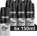 AXE Deodorant Anti-transpirant Black - 6 x 150 ml