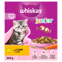 Whiskas Junior Kattenbrokken Kip doos 800g - kattenbrokken