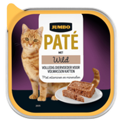 Jumbo Paté met Wild 100g - natvoer katten